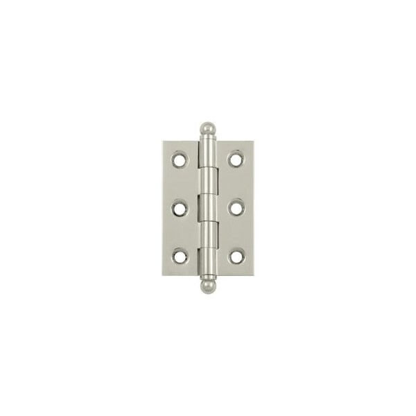 Deltana CH2517U14 Cabinet Hinges W/ Ball Tips Polished Nickel, 10PK - CH2517U14-XCP10