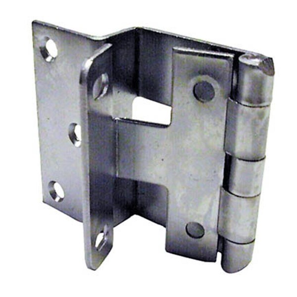 Hd RPC 1.37 in. Thick Door Overlay Hinges- Dull Chrome finish - C7036 26D