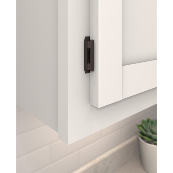 Amerock 3/8in 10 mm Inset Double Demountable Oil-Rubbed Bronze Hinge - 1 Pair - BPR8700ORB