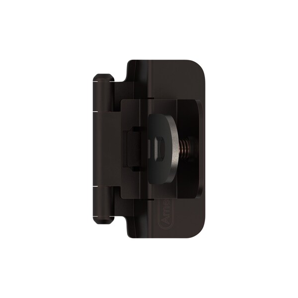 Amerock 3/8in 10 mm Inset Double Demountable Oil-Rubbed Bronze Hinge - 1 Pair - BPR8700ORB