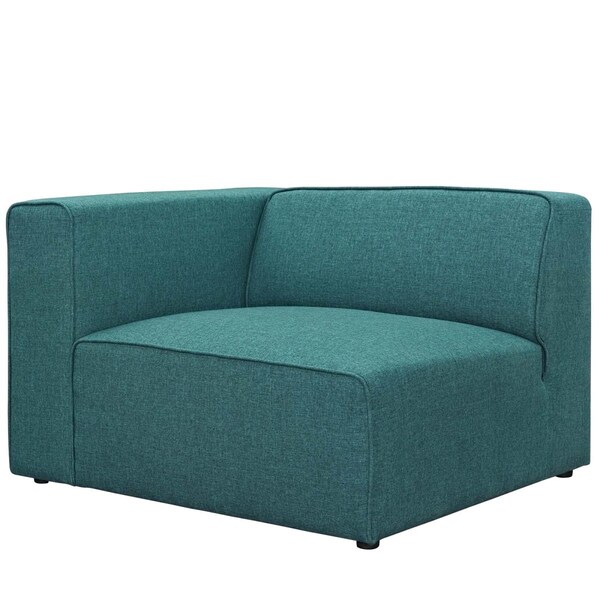 Modway Furniture 27 H x 45.5 W x 37 D in. Mingle Fabric Armchair, Teal - EEI-2720-TEA