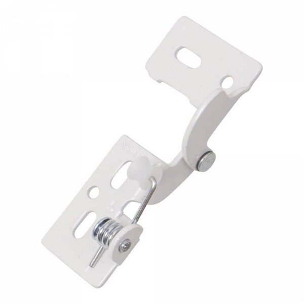 Youngdale White 1/4 in. Overlay Self-Closing Hinge, PK 10 - 54.105.01X10
