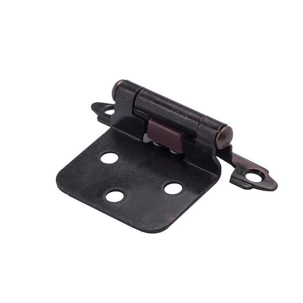 South Main Hardware Oil Rubbed Bronze Traditional Variable Overlay Hinge (10-pairs) - SH7114-OR-10