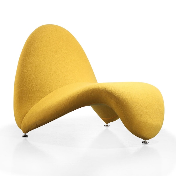 Manhattan Comfort MoMa Accent Chair in Yellow (Set of 2) - 2-AC009-YL