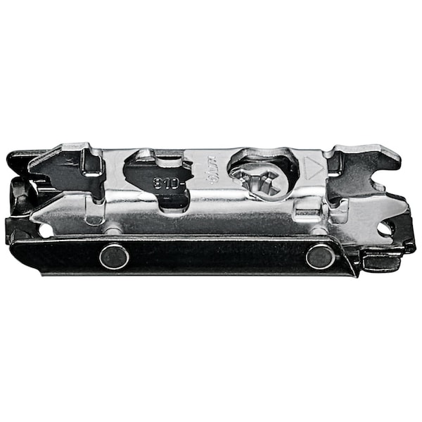 Blum 0mm Onyx Black Screw-on Cam Adjustable In Line Baseplate for Cliptop Hinges - 175H3100