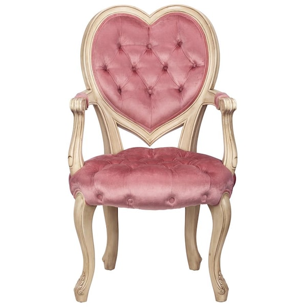Design Toscano Sweetheart Victorian Heart-Backed Armchair - AF51665