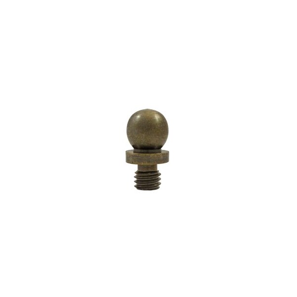 Deltana CHBT5 Ball Tip Cabinet Finial Antique Brass, 10PK - CHBT5-XCP10
