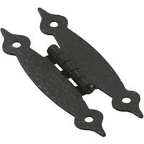 Homecare Products 3.5 in. Non Self-Closing Cabinet Hinge, Colonial Black - HO806401