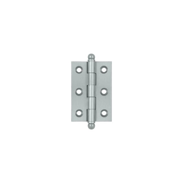 Deltana CH2517U26D Cabinet Hinges W/ Ball Tips Brushed Chrome, 10PK - CH2517U26D-XCP10