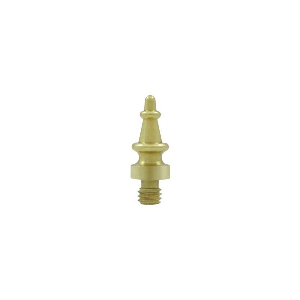 Deltana CHST3 Steeple Tip Cabinet Finial Polished Brass, 10PK - CHST3-XCP10