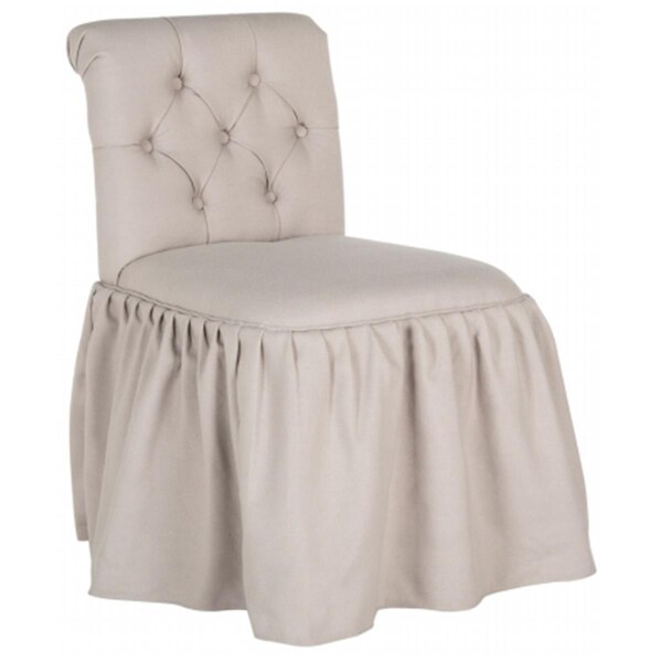 Safavieh Allie Vanity Accent Chair, Taupe - 31.9 x 23.6 x 19.7 in. - MCR4201A