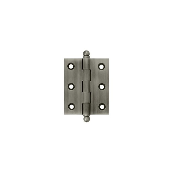 Deltana CH2520U15A Cabinet Hinges W/ Ball Tips Antique Nickel, 10PK - CH2520U15A-XCP10