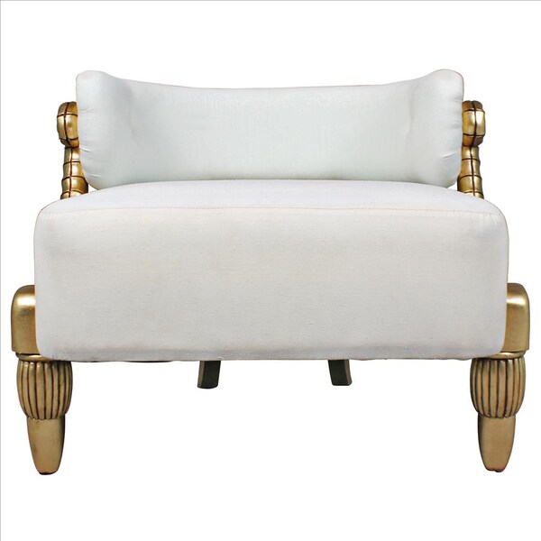 Design Toscano Ammon Horn Contemporary Tub Chair - AF51698
