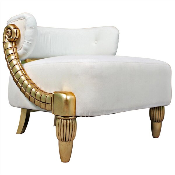 Design Toscano Ammon Horn Contemporary Tub Chair - AF51698