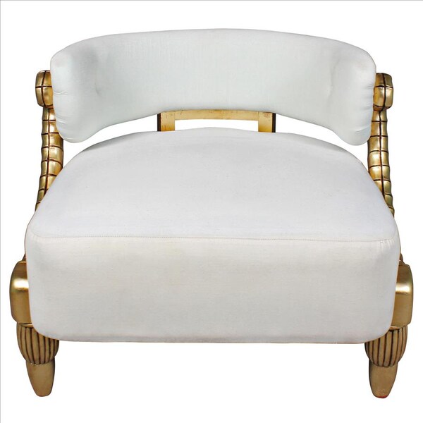 Design Toscano Ammon Horn Contemporary Tub Chair - AF51698