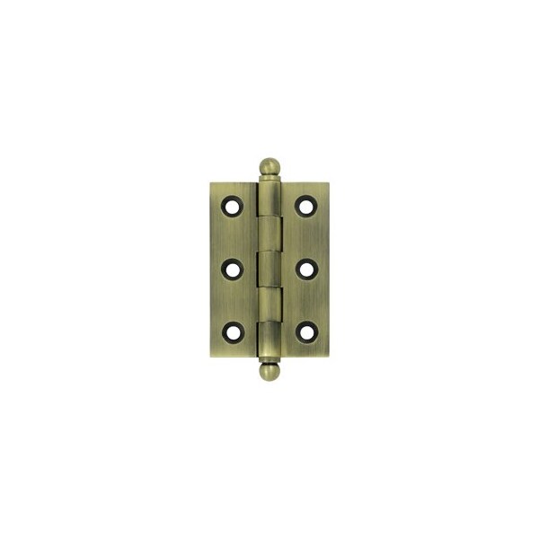 Deltana CH2517U5 Cabinet Hinges W/ Ball Tips Antique Brass, 10PK - CH2517U5-XCP10