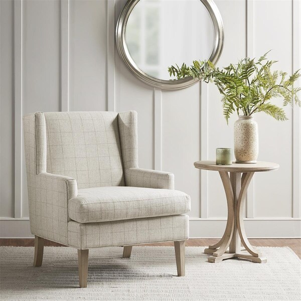 Martha Stewart Beige Decker Accent Chair - MT100-0001