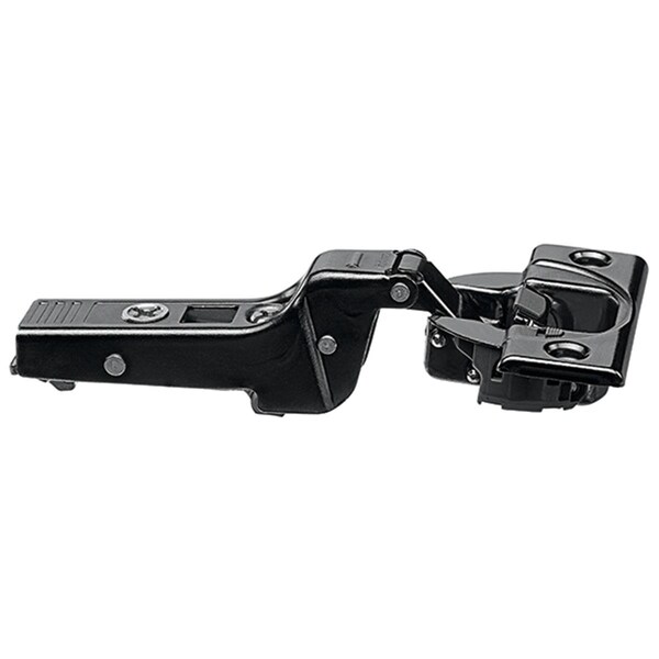 Heat Wave 95 deg Thick Door Screw on Half Cranked Clip Top otion Hinge, Black Onyx - HE1075306