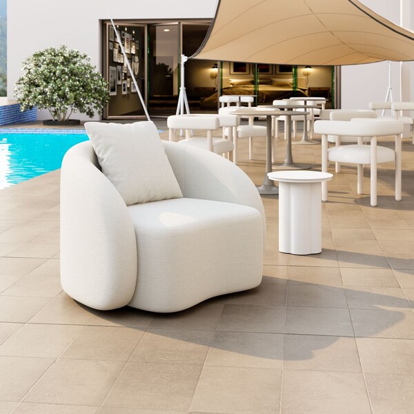 Zuo Modern Sunny Isles Accent Chair Beige - 704017
