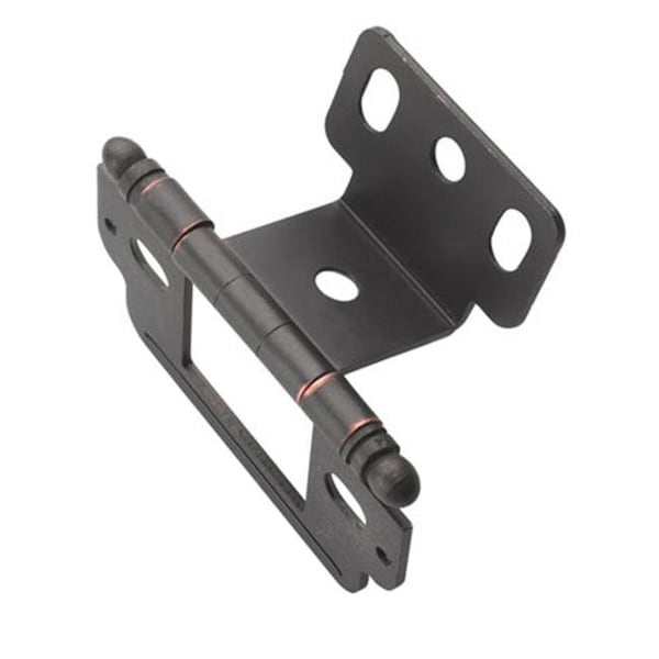 Hd A03180TB ORB PK Amerock Full Inset Partial Wrap Free Swinging Ball Tip Hinge For 0.75 in. Doors; Oil Rubbed Bronze Single - A03180TB ORB PK
