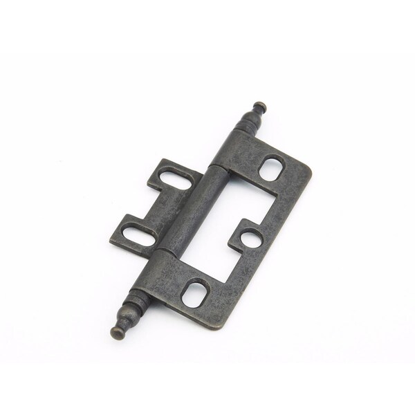 Schaub Minaret Tip Non-Mortise Cabinet Hinge Distressed Bronze Finish - 1100M-DBZ
