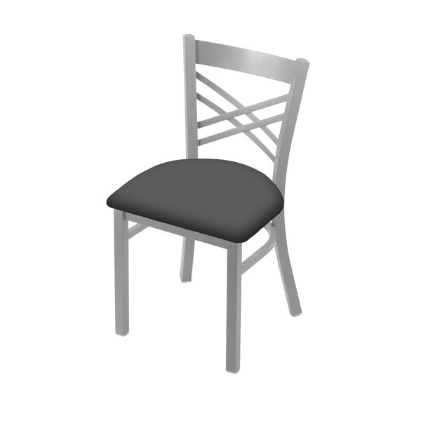 Holland Bar Stool Co 620 Catalina 18" Chair with Anodized Nickel Finish and Canter Storm Seat - 62018AN004