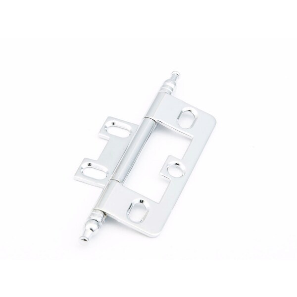 Schaub Minaret Tip Non-Mortise Cabinet Hinge Polished Chrome Finish - 1100M-26