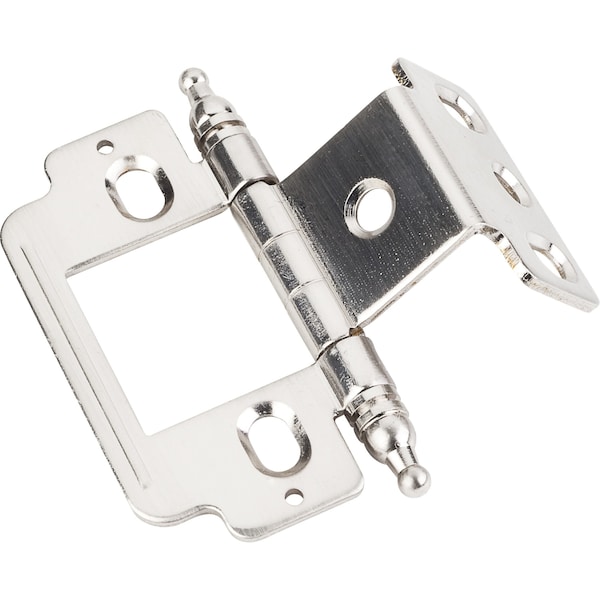 Hardware Resources 270° Full Wrap for 3/4" Framex3/4" Door, Inset Flush, "B" style Minaret Hinge - Satin Nickel - 0158SN