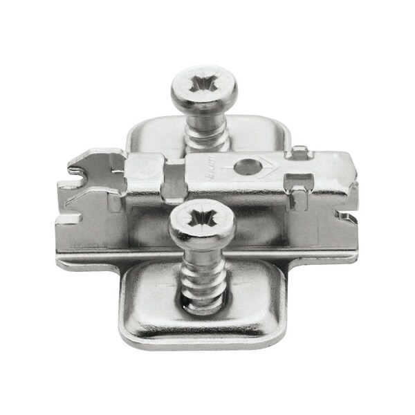 Blum 3mm Mounted Euro Screw Wing Baseplate for Cliptop Hinges - 173L8130