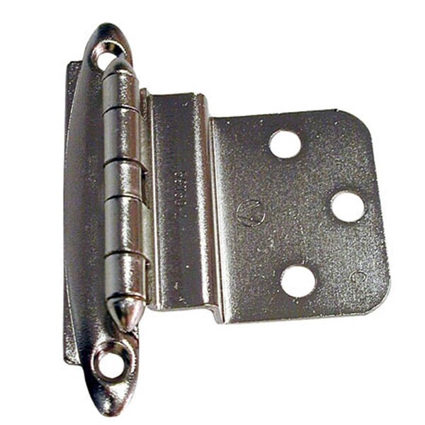 Hd Amerock Decorative 0.38 in. Inset Free Swinging Cabinet Door Hinge- Polished Chrome - A03417 26