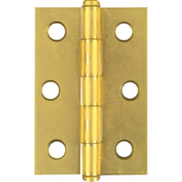 Greengrass N146-753 2.5 in. Brass Cabinet Hinge, 2PK - GR932153