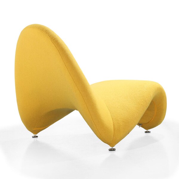 Manhattan Comfort MoMa Accent Chair in Yellow - AC009-YL