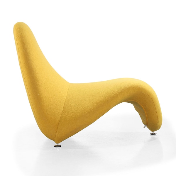 Manhattan Comfort MoMa Accent Chair in Yellow - AC009-YL