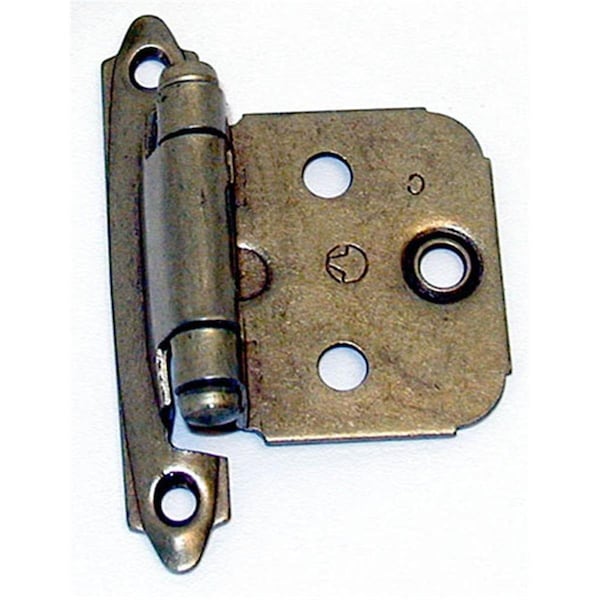 Hd Amerock Decorative Self Closing Overlay Cabinet Door Hinge- Burnished Brass - A03429 BB
