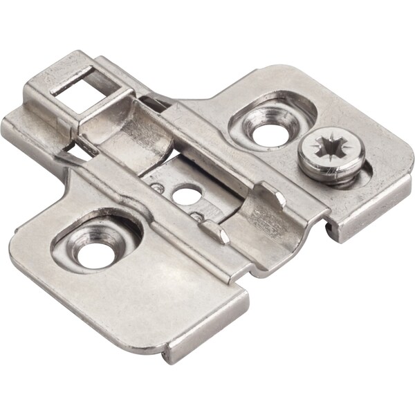 Hardware Resources Heavy Duty 0 mm Cam Adj Zinc Die Cast Plate for 700, 725, 900 and 1750 Series Euro Hinges - 600.0R23.05