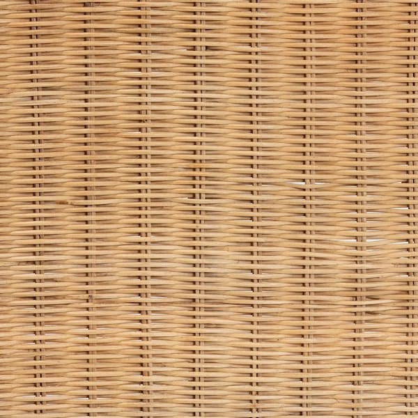 Baxton Studio Cacaban Modern Bohemian Natural Brown Rattan Accent Bench - 211-12747-ZORO
