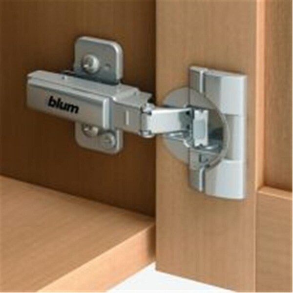 Heat Wave 95 deg Thick Door Full Overlay Soft Close Dowel - Nickel - HE312046