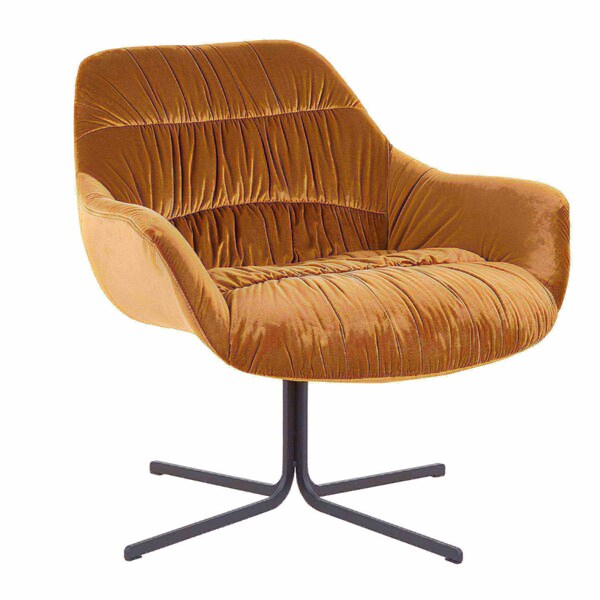 Lumisource Wayne Swivel Lounge Chair - CHR-WYNE BKY