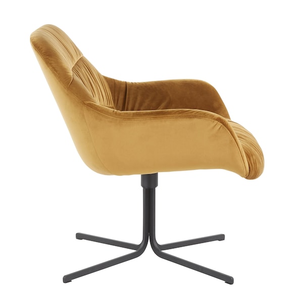 Lumisource Wayne Swivel Lounge Chair - CHR-WYNE BKY