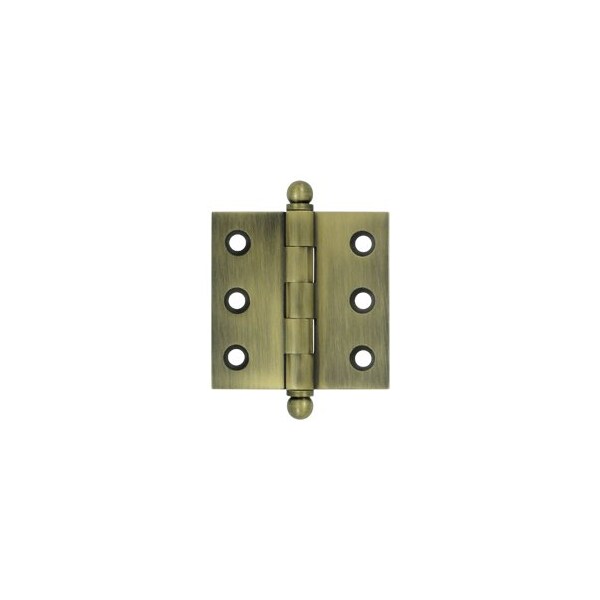 Deltana CH2020U5 Ball Tip Cabinet Hinge Antique Brass, 10PK - CH2020U5-XCP10