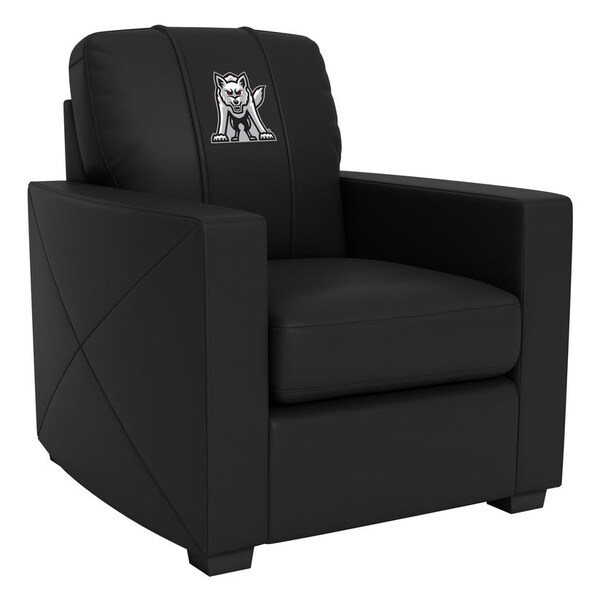 Dreamseat Silver Club Chair with South Dakota Coyotes Emblem Logo - XZ7759002CHCDBK-PSCOL13095