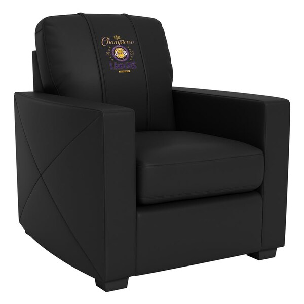 Dreamseat Silver Club Chair with Los Angeles Lakers 2020 Champions Logo - XZ7759002CHCDBK-PSNBA31022