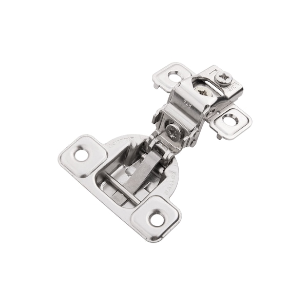 Hickory Hardware Hinge Concealed 1-3/8 Inch Overlay Face Frame Self-Close Polished Nickel Finish, 2PK - HH075220-14