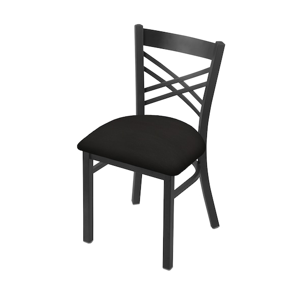 Holland Bar Stool Co 620 Catalina 18" Chair with Pewter Finish and Canter Espresso Seat - 62018PW003