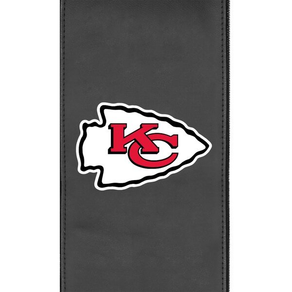 Dreamseat Silver Club Chair with Kansas City Chiefs Primary Logo - XZ7759002CHCDBK-PSNFL20070