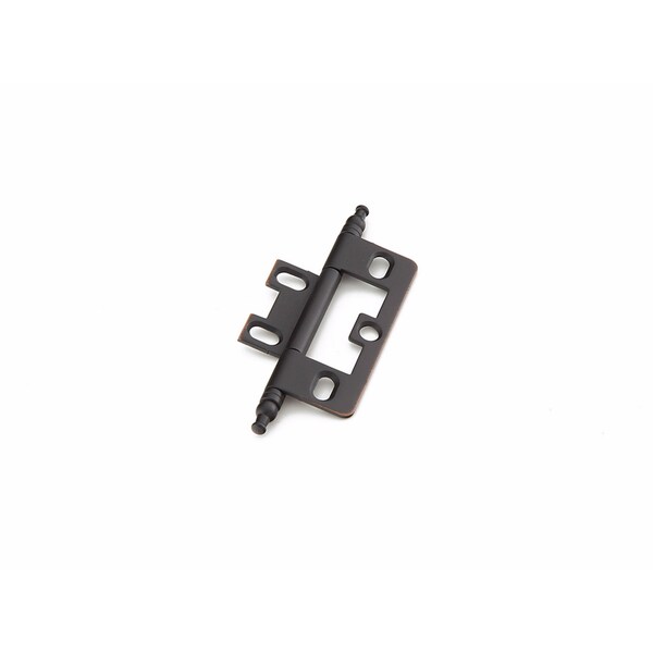 Schaub Minaret Tip Non-Mortise Cabinet Hinge Michelangelo Bronze Finish - 1100M-MIBZ