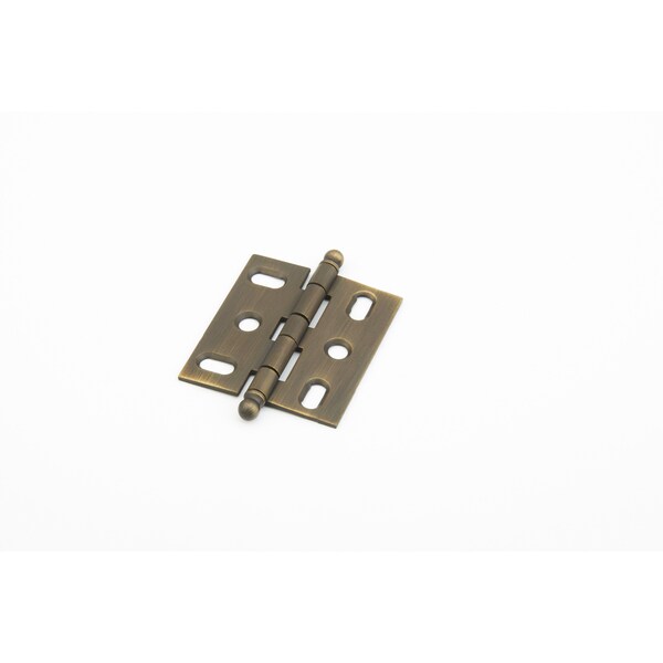 Schaub Ball Tip Mortise Cabinet Hinge Antique Light Brass Finish - 1111B-ALB