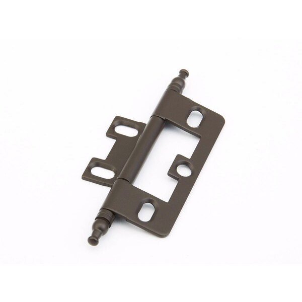 Schaub Minaret Tip Non-Mortise Cabinet Hinge Oil Rubbed Bronze Finish - 1100M-10B