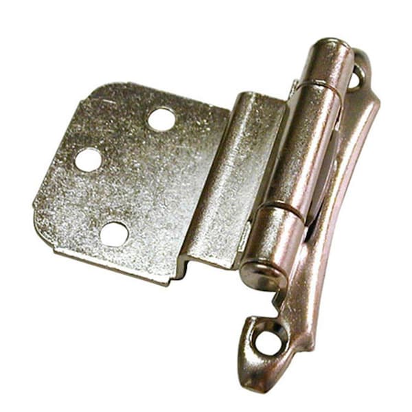 Hd Amerock Decorative 0.38 in. Inset Self Closing Cabinet Door Hinge- Polished Chrome - A07928 26