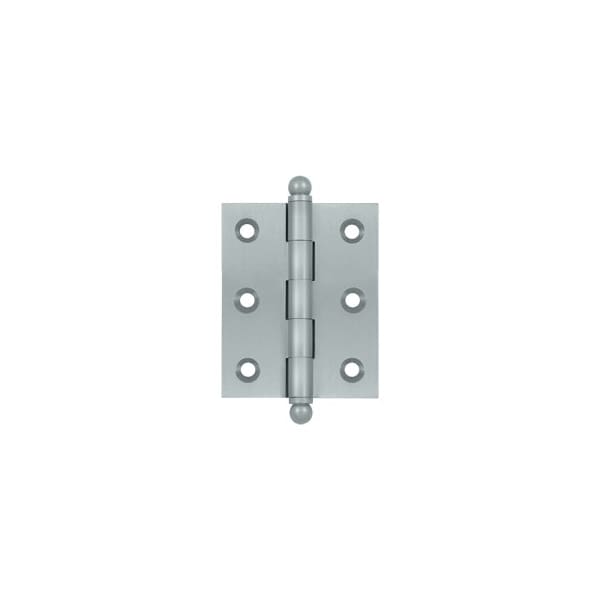 Deltana CH2520U26D Cabinet Hinges W/ Ball Tips Brushed Chrome, 10PK - CH2520U26D-XCP10